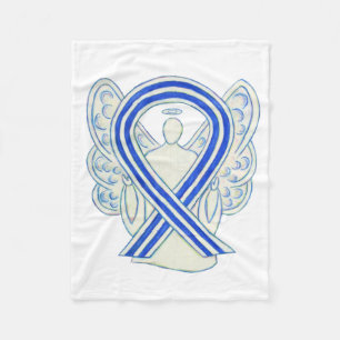 ALS Awareness Ribbon Angel Soft Blanket