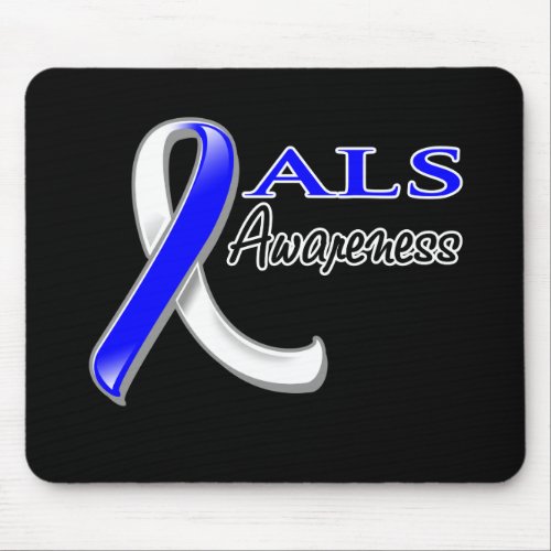 ALS Awareness Ribbon Mouse Pad