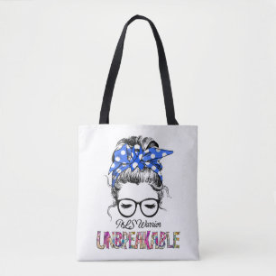 ALS Awareness Ribbon Support Gifts Tote Bag