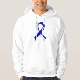 ALS Blue White Ribbon 3 Hoodie