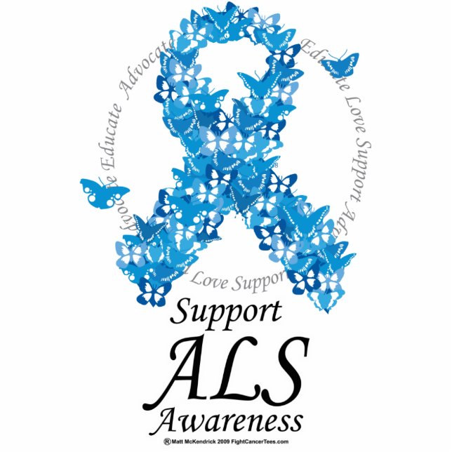 ALS Butterfly Ribbon Statuette (Front)