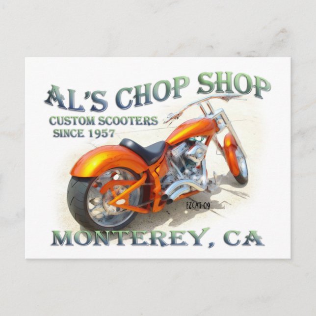 Al's Chop Shop Postcard (Front)