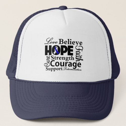 ALS Disease Collage of Hope Trucker Hat