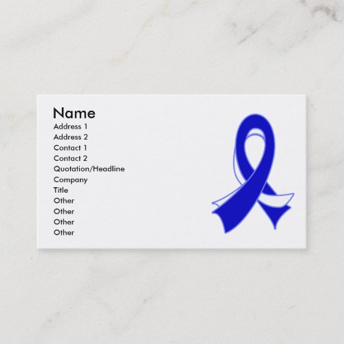 ALS Disease Ribbon Business Card