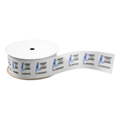 ALS Fight for the Cure Grosgrain Ribbon