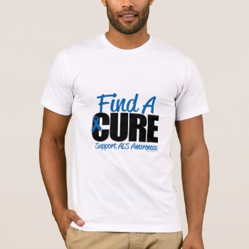 Als Find A Cure T-shirt by fightcancertees at Zazzle