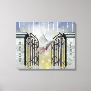 ALS Heavenly Wrapped Canvas Print