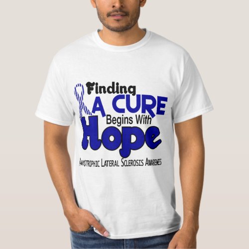 ALS Lou Gehrigs Disease HOPE 5 T_Shirt