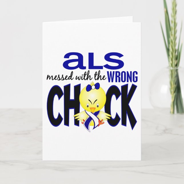 ALS Messed With The Wrong Chick Card (Front)