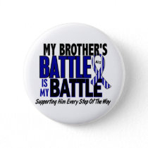 ALS My Battle Too 1 Brother Pinback Button