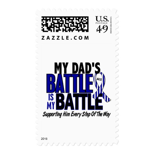ALS My Battle Too 1 Dad Postage