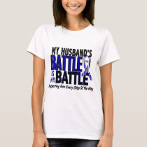 ALS My Battle Too 1 Husband T-Shirt