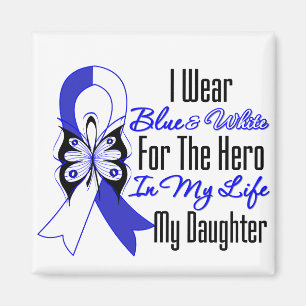 ALS Ribbon Hero in My Life My Daughter Magnet