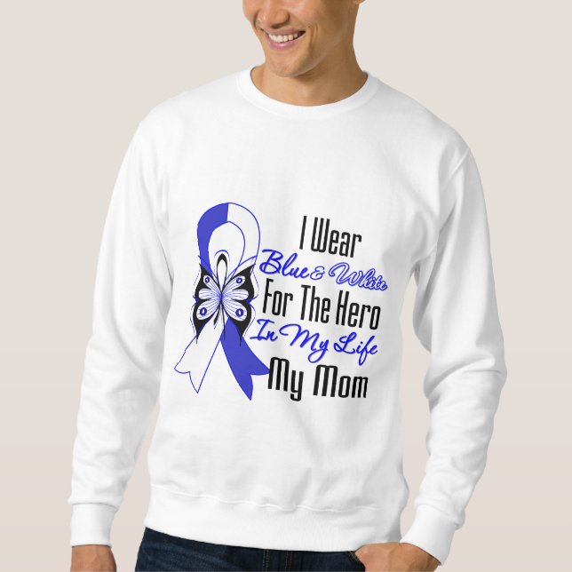ALS Ribbon Hero in My Life My Mom Sweatshirt (Front)