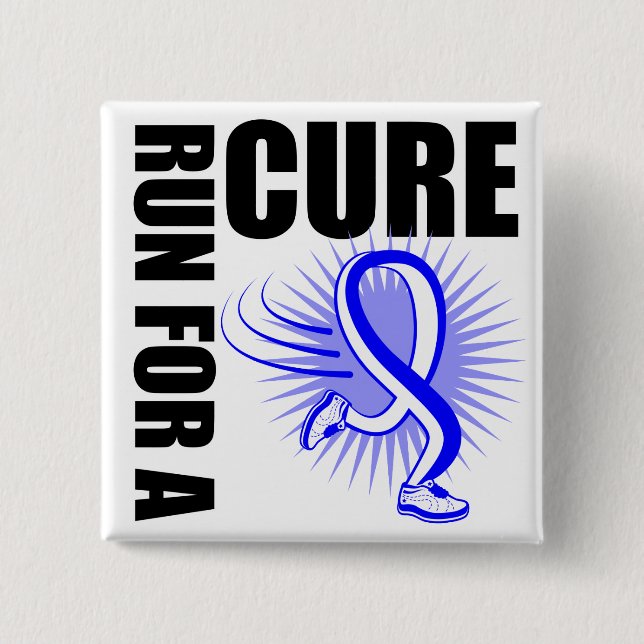 ALS Run For A Cure Pinback Button (Front)