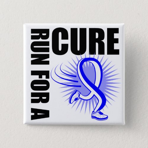 ALS Run For A Cure Pinback Button