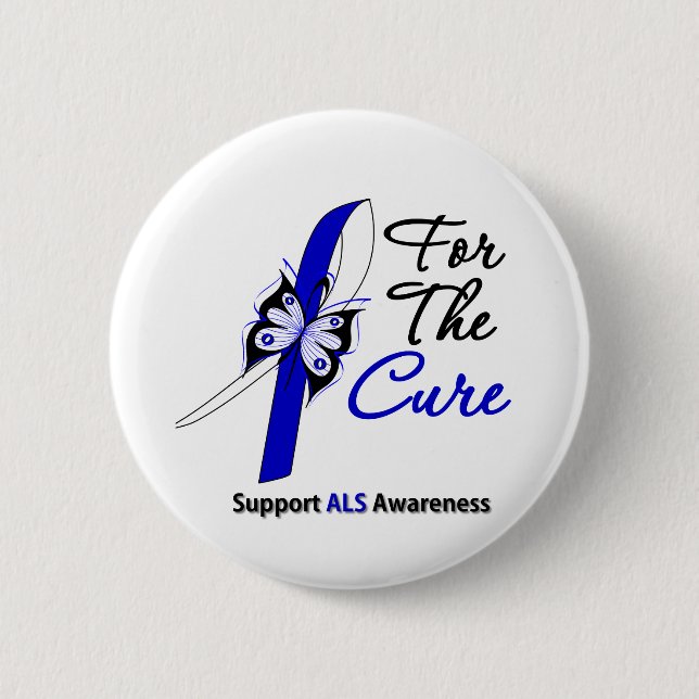 ALS Support For The Cure Pinback Button (Front)