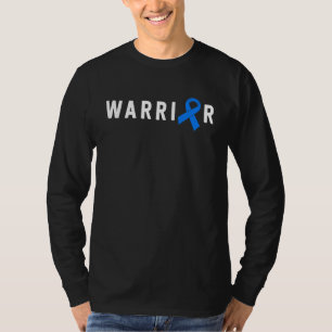 ALS Warrior Men Dad Father Lou Gehrigs Blue Ribbon T-Shirt