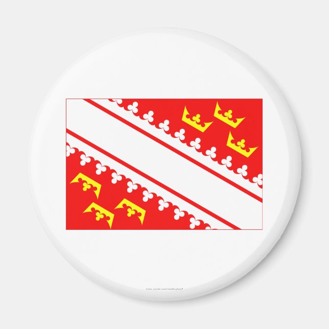 Alsace flag magnet (Front)