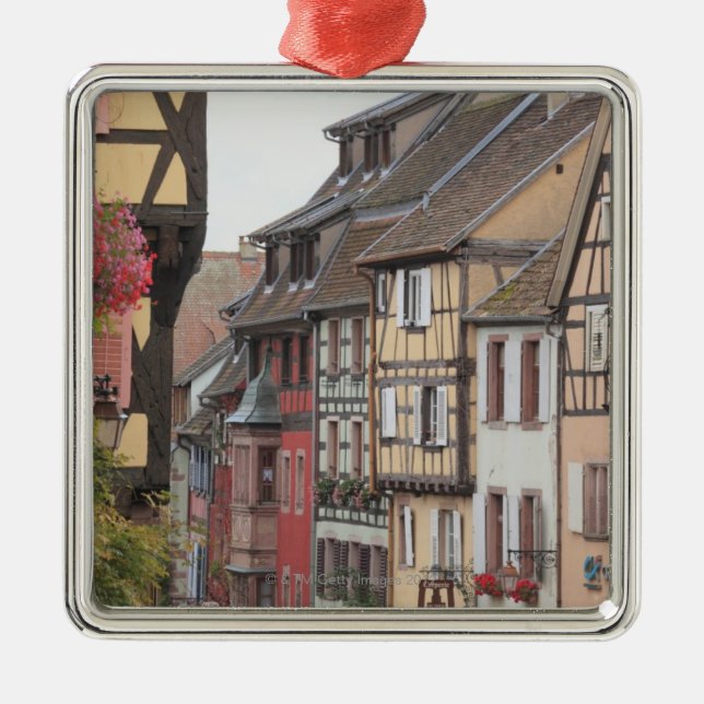 Alsace, France 8 Metal Ornament (Front)
