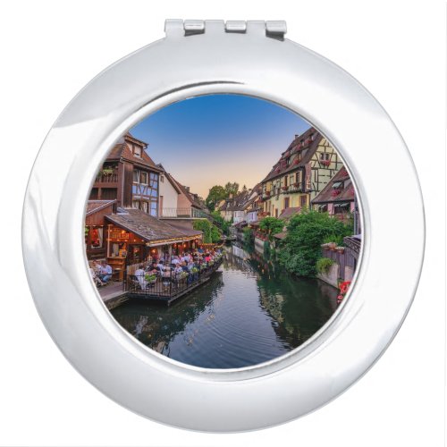 Alsace France Flower Water Canal        Compact Mirror