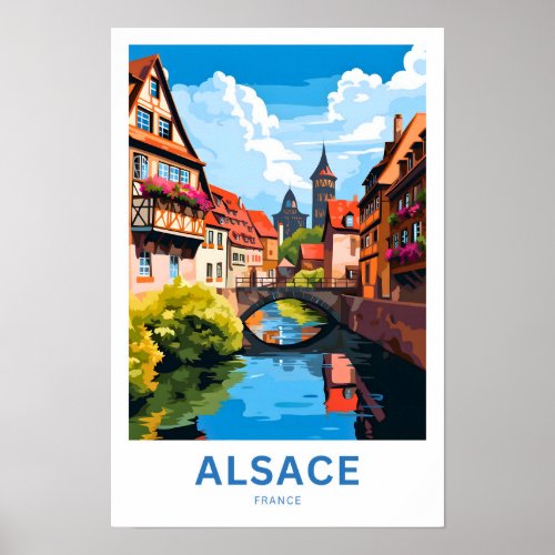 Alsace France Travel Print