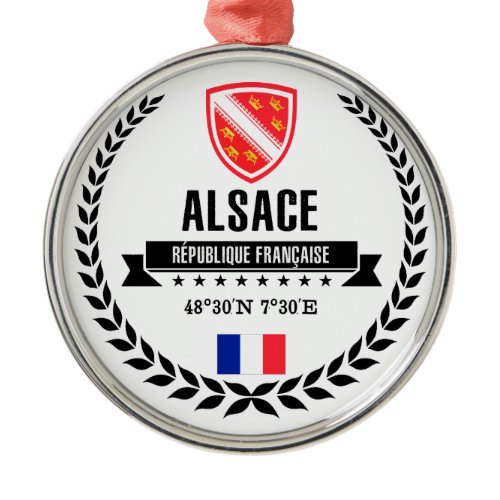 Alsace Metal Ornament