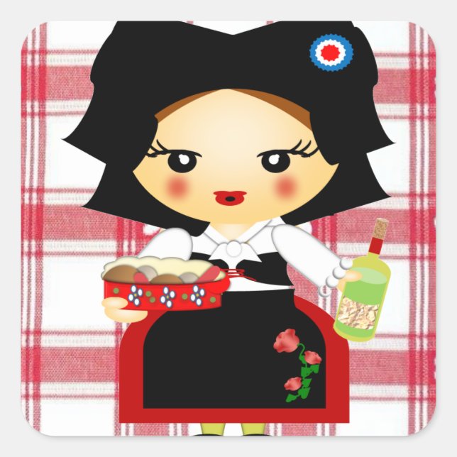 Alsace Square Sticker (Front)