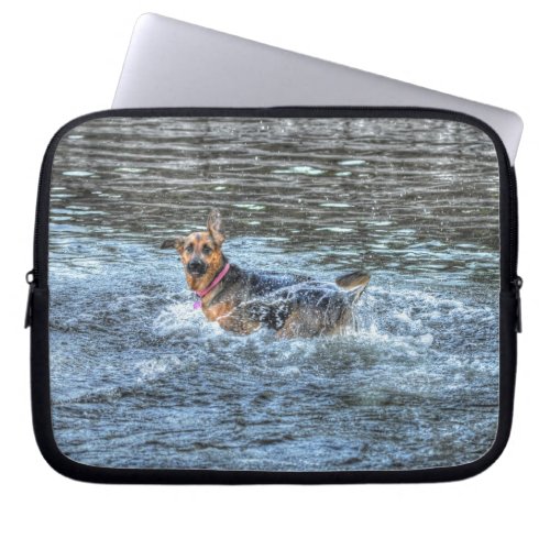 Alsatian German Shepherd 2 Dog_lover Gift Laptop Sleeve