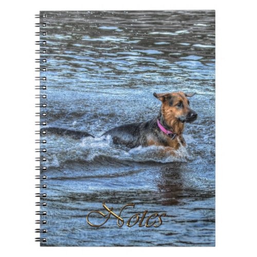 Alsatian German Shepherd 3 Dog_lover Gift Notebook