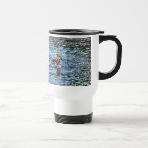 Alsatian German Shepherd 3 Dog_lover Gift Travel Mug