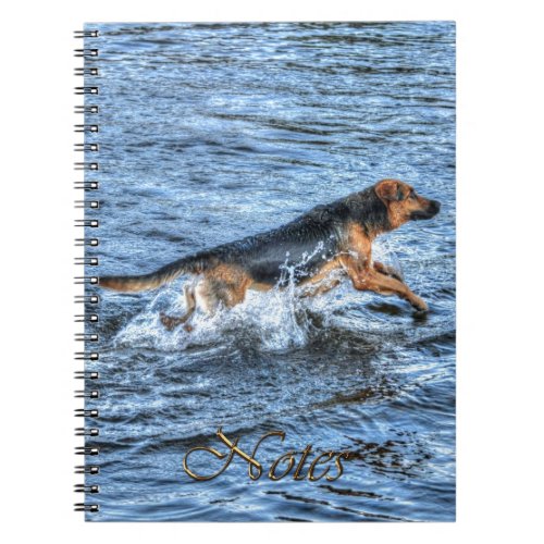 Alsatian German Shepherd 5 Dog_lover Gift Notebook