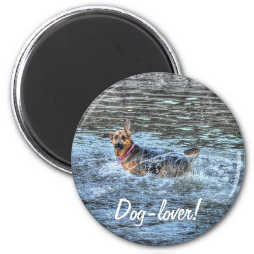 Alsatian German Shepherd Dog_lover Gift Magnet