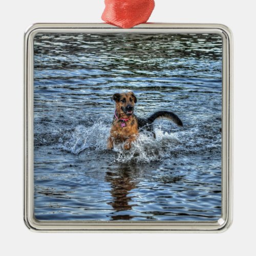 Alsatian German Shepherd Dog_lover Gift Metal Ornament