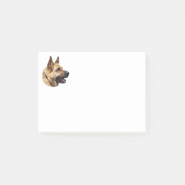 Alsatian German shepherd portrait Post-it Notes (Front)