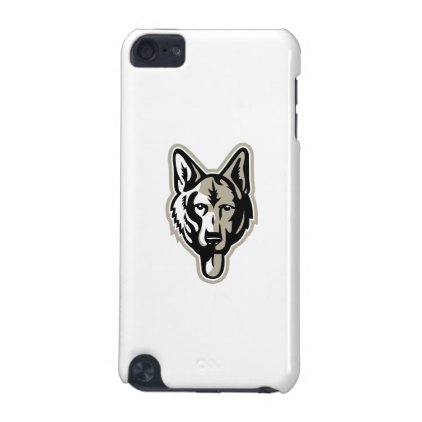 Alsatian Wolf Dog Head Mascot iPod Touch (5th Generation) Case