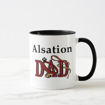 Alsation Dad Mug by DogsByDezign at Zazzle