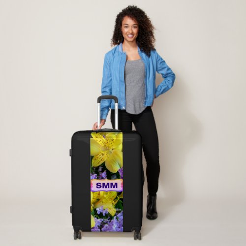 Alstroemeria and Lilacs Flowers Luggage LG ZSSPG