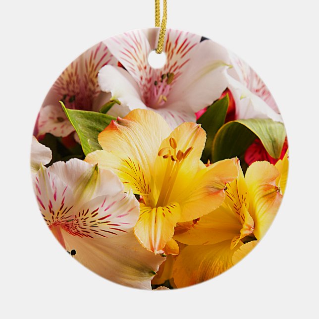 Alstroemeria Ornament (Front)
