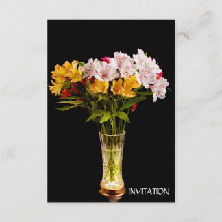 Alstroemeria (Peruvian Lily) Invitation