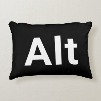 Alt accent pillow