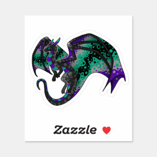 Alt Aegosexual Pride Dragon Sticker
