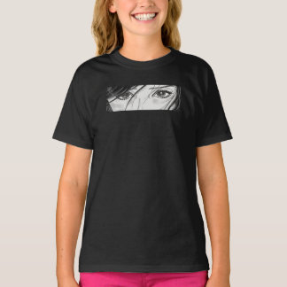 Alt Aesthetic - Manga - Anime Girl Eyes - Japanese T-Shirt