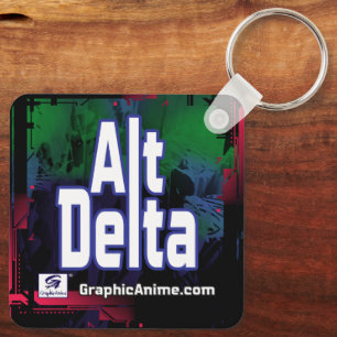 Alt Delta: Shiki with Sword Keychain