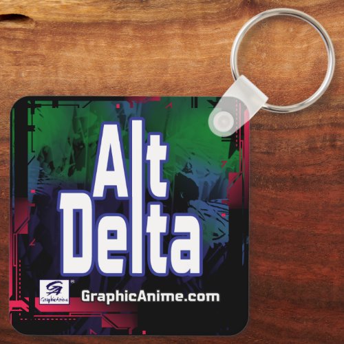 Alt Delta Shiki with Sword Keychain