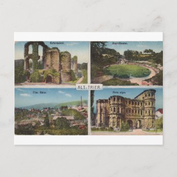 Alt Trier Vintage Postcard by CoffeeRules at Zazzle