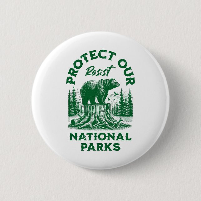 Alt Us National Park Resist Service  Button (Front)