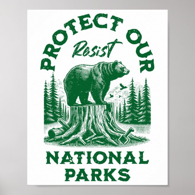Alt Us National Park Resist Service  Poster (Front)