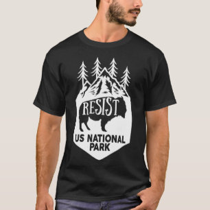 Alt Us National Park Resist Service  T-Shirt