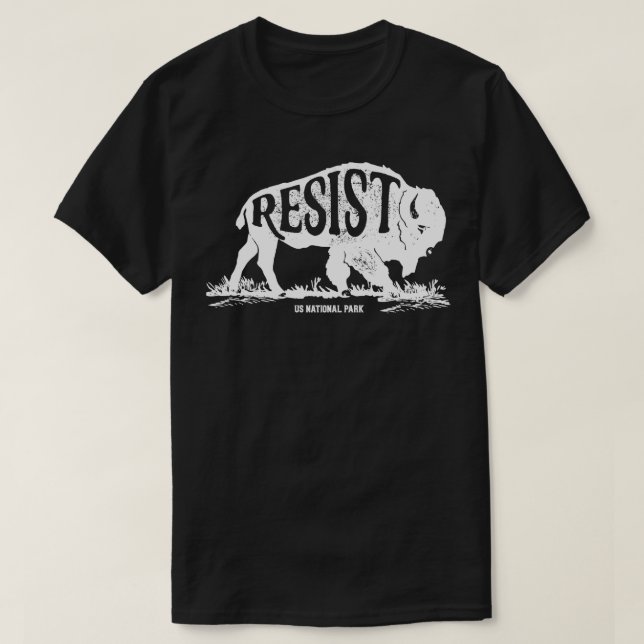 ALT US National Park Service Resist T Bear Vintage T-Shirt (Design Front)